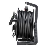 サンワサプライ ドラム付き光ファイバHDMIケーブル(8K対応・ブラック・100m) KM-HD20-UFBD100 1本（直送品）