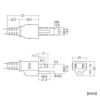 サンワサプライ 工事物件タップ(3P・4個口・2m) TAP-KS4N-2 1本