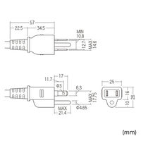 サンワサプライ 工事物件タップ(3P・8個口・1m) TAP-KS8N-1 1本