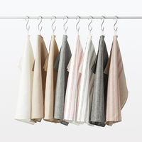 無印良品 麻平織 マルチクロス オフ白 約50×50cm 1セット（3枚） 良品計画