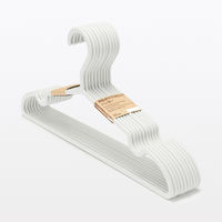 無印良品 再生ポリプロピレンハンガー 約幅42cm 10本組 1セット（1個（10本組）×6） 良品計画