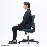 サンワサプライ 高耐荷重オフィスチェア ブルー SNC-T163BL 1脚（直送品）