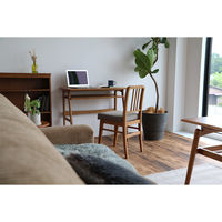 ICHIBA ウッドチェア アトル ブラウン CH-3680BR 1脚（直送品）