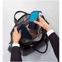 コクヨ ペンケース<ネオクリッツ> ネイビー×ブルー F-VBF180-2 1個