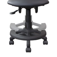 DUOREST オフィスチェア DUOREST FIT 着脱式足置き付き グレー DR-286BY(GY) 1台（直送品）