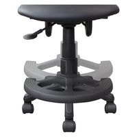 DUOREST オフィスチェア DUOREST FIT 着脱式足置き付き ブルー DR-286BY(BL) 1台（直送品）