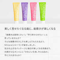 シローラ shirora ハミガキ クレイホワイトニング レモン 100g AHBC 歯磨き粉
