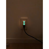 富士パックス販売 夜になると光るコンセントキャップ SV-7435 1個