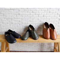 パラデック レ プリエノイエ 携帯スリッポンSオリーブグリーン PLN-4GR 1足