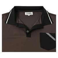 クアルトユナイテッド 配色カノコポロシャツ(メンズ)　BRW　M M3471MEN-B 1点（直送品）