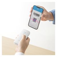 サンワサプライ Bluetooth対応2次元バーコードリーダー(抗菌) BCR-BT2D3W 1個