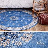 【玄関渡し】 萩原 シノワズリデザインのプリントラグ　ミュゲ アイボリー 190×240cm（直送品）