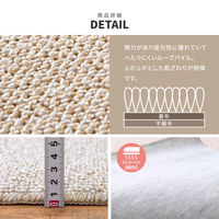 萩原 防炎・撥水付き国産高機能カーペット PS-700 江戸間3畳 グリーン 600002930 1枚セット