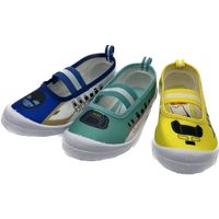 コマリヨー プラレールキッズ上履き 16235 はやぶさ GRN 17.0 1足　シューズ　メンズ