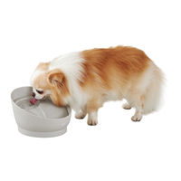 ピュアクリスタル ミューティー 犬用 給水器 ムーングレー 950ml ジェックス