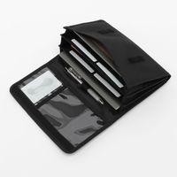 無印良品 ポリエステル 母子手帳ケース 大 黒 24×17cm 良品計画