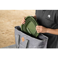 【折りたたみバケツ】 パール金属 キャプテンスタッグ フォールディングソフトバケツ（オリーブ） UW-1533 1個