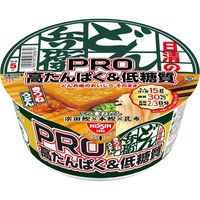 日清食品 日清のどん兵衛PRO（プロ） 高たんぱく＆低糖質 きつねうどん 1セット（3個）