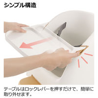 【6ヵ月頃から】ベビーチェア フィージー ホワイト リッチェル