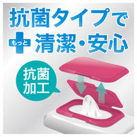 ビタットジャパン ウェットティッシュふた 抗菌ビタット レギュラー モカ　5個