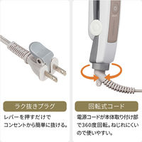 ヘアアイロン ストレートアイロン 温度調整/メモリー 自動OFF 開閉ロック ホワイト  TS460A-W テスコム 1個（直送品）