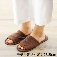小野商事 使い捨てスリッパ タオル生地 前開きタイプ WS6150 1セット(1組(20足)×5)