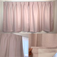 フォレストリンク 遮光1級 防炎 断熱 カーテン 1500×1850mm ピンク 1セット(2枚入)（直送品）