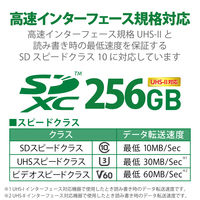 SDカード SDXC 256GB Class10 UHS-II U3 V60 MF-FS256GU23V6R エレコム 1個（直送品）