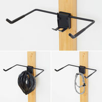 平安伸銅工業　LABRICO(ラブリコ)　ロードバイクハンガー ブラック　SXK-519　6個（直送品）