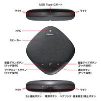 サンワサプライ Bluetooth会議スピーカーフォン MM-BTMSP5 1個（直送品）