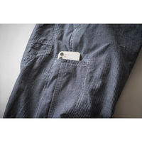 【GRACE ENGINEER'S】 GE-584綿麻ストライプサロペット　ヒッコリー　5L  584-19  1着（直送品）