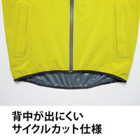 Asahicho ストレッチレインジャケット 0025 ブルー LLサイズ 撥水加工 反射プリント 1枚（直送品）