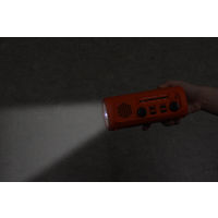 防災ラジオライト ドリテック さすだけ充電ラジオライト3 オレンジ PR-323ROR 1台