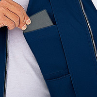 自重堂　制服百科　エコ３バリュー長袖ブルゾン　ネービー　ＥＬ　84100（直送品）