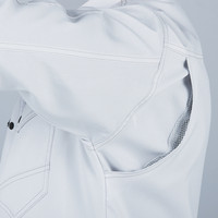 自重堂　制服百科　製品制電長袖シャツ　シルバー　Ｌ　75304（直送品）