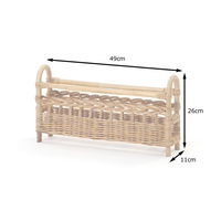 サンフラワーラタン Breezeシリーズ ラタン ナチュラルスリッパラック R483ME 1台（直送品）