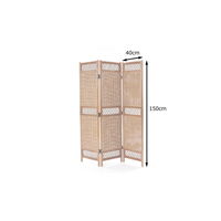 サンフラワーラタン ラタンスクリーン 両面張り 3連タイプ S720-3HR 1台（直送品）