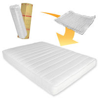 友澤木工 フラップテーブル 照明 コンセント 仕切り付引出し付ベッド シングル 圧縮ロールポケットコイルマットレス付 S ホワイト 1台（直送品）