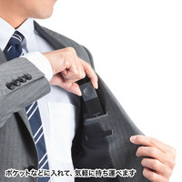 サンワサプライ レーザーポインター LP-GL1008BK 緑色レーザー 充電式 連続使用70分（直送品）