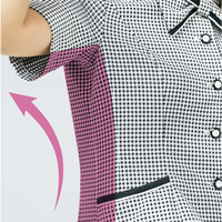 アイトス Pieds オーバーブラウス ホワイト 19号 HCL6300-001 1着（直送品）