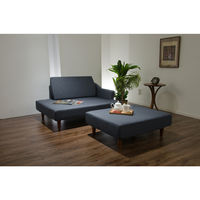 セルタン ポケットコイル入りカウチソファ セナミ インディゴブルー 幅1900mm 1脚（直送品）