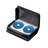 エレコム（ELECOM） Blu-ray対応 ファスナーケース 96枚収納 黒 CCD-SSB96BK 1個