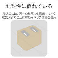 延長コード 電源タップ コンセント 1.5m 2ピン 4個口 ほこりシャッター 黒 AVT-D5-2415BK エレコム 1個