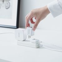 USB充電器 タイプC PD 20W USB-C USB-A 各1ポート コンパクト ホワイト EC-AC22WH エレコム 1個（直送品）