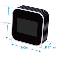 キングジム 換気を促すCO2モニター クロ CD20クロ 5台