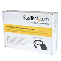 2出力HDMI分配器　USBバスパワー対応　4K 30Hz　ST122HD4KU　5個　StarTech.com
