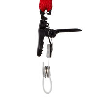 オープン工業　ループクリップ脱着式　青　1セット（50本：10本入×5）