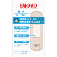 バンドエイド 防水Mサイズ 20枚 937313 1セット(100枚:20枚入×5)　絆創膏(ばんそうこう)