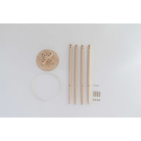 ICHIBA リム ハイスツール ナチュラル ILS-3645NA 1脚（直送品）