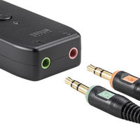 サンワサプライ USBオーディオ変換アダプタ MM-ADUSB3N 1個